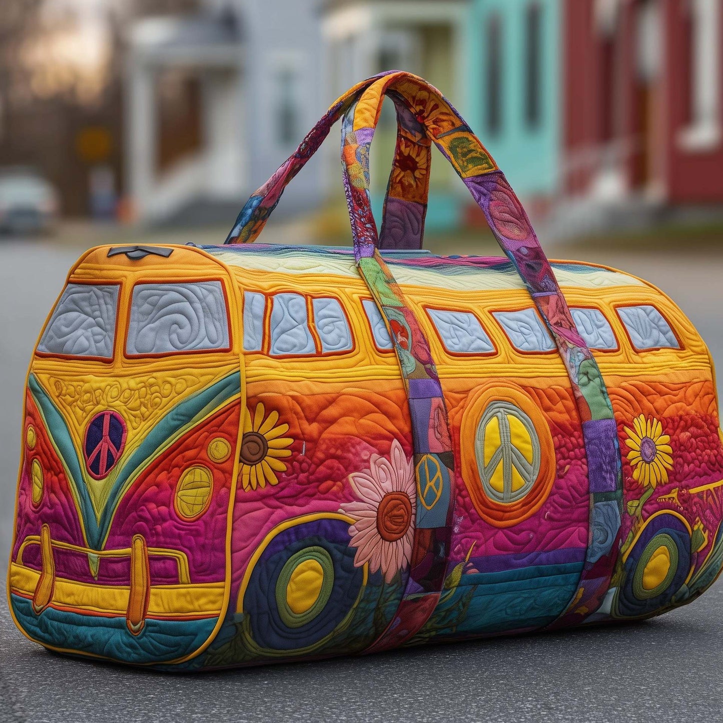 Solana™ | Bolsa de viaje acolchada estilo hippie