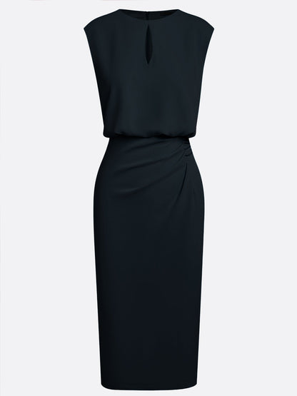 María™ | Vestido Midi Elegante con Drapeado
