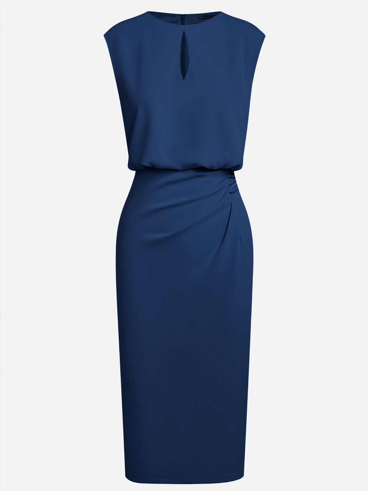 María™ | Vestido Midi Elegante con Drapeado