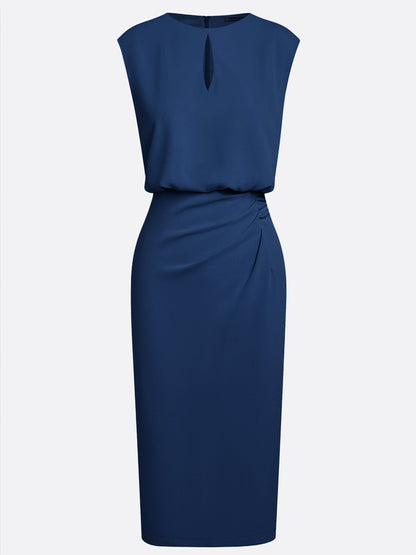 María™ | Vestido Midi Elegante con Drapeado