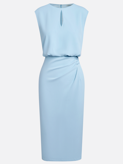 María™ | Vestido Midi Elegante con Drapeado