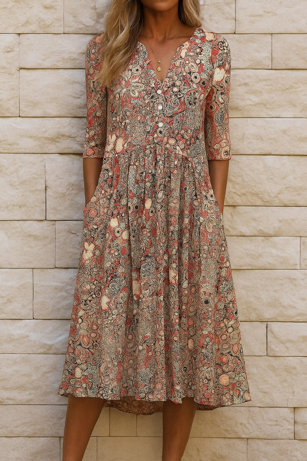 Olivia™ | Vestido Elegante y Cómodo con Escote en V