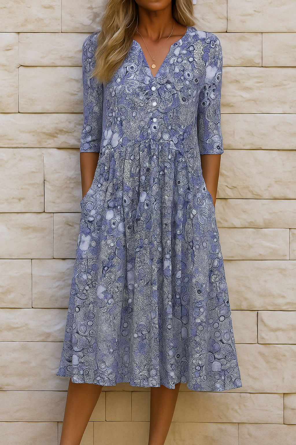 Olivia™ | Vestido Elegante y Cómodo con Escote en V