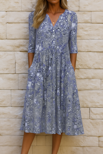 Olivia™ | Vestido Elegante y Cómodo con Escote en V