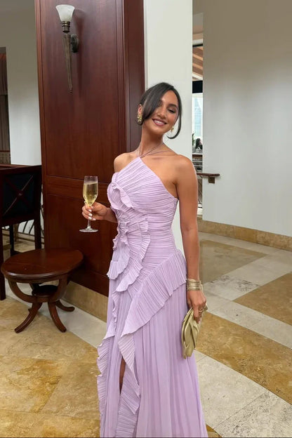 Isadora | Vestido Halter de Volantes – Edición Limitada