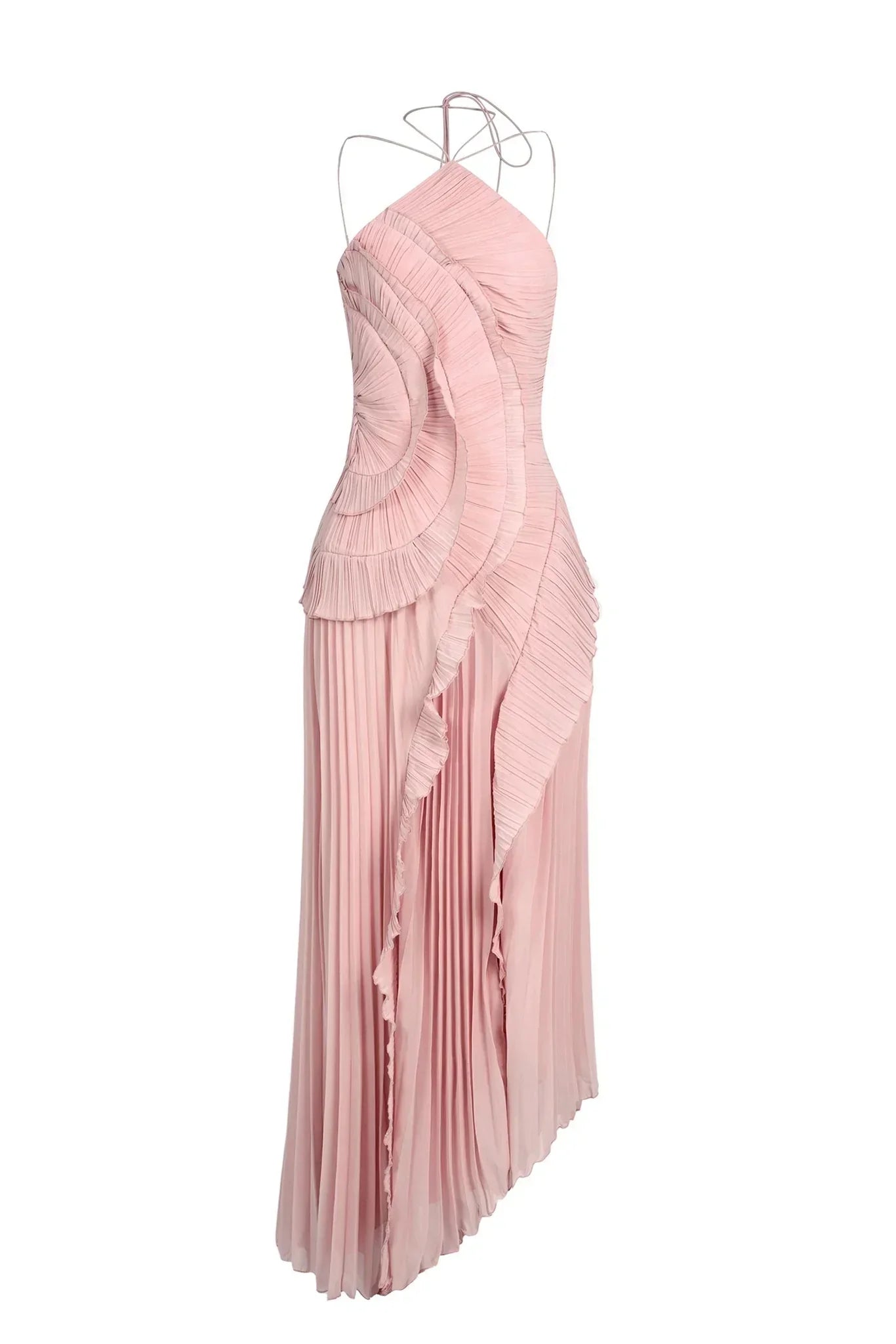 Isadora | Vestido Halter de Volantes – Edición Limitada
