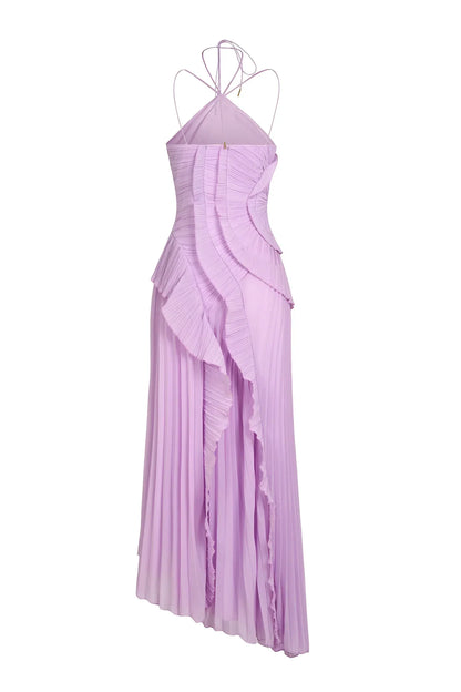 Isadora | Vestido Halter de Volantes – Edición Limitada