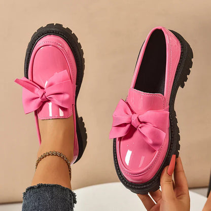 Garisa™ | Mocasines Plataforma Trendy con Lazo Chic