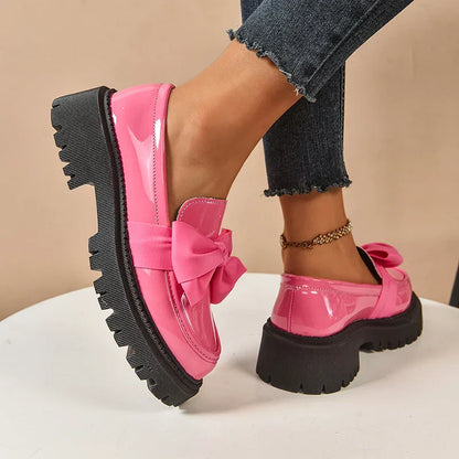 Garisa™ | Mocasines Plataforma Trendy con Lazo Chic
