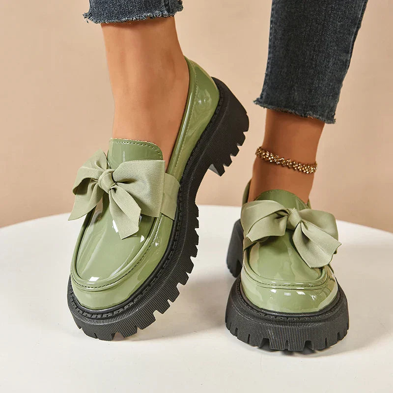 Garisa™ | Mocasines Plataforma Trendy con Lazo Chic