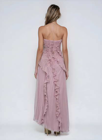 Isadora | Vestido Halter de Volantes – Edición Limitada