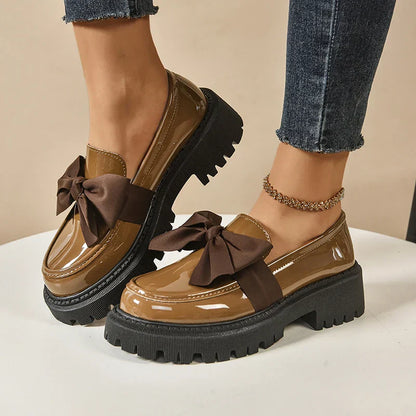 Garisa™ | Mocasines Plataforma Trendy con Lazo Chic
