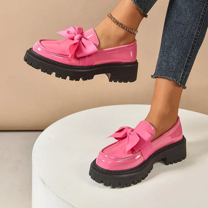 Garisa™ | Mocasines Plataforma Trendy con Lazo Chic