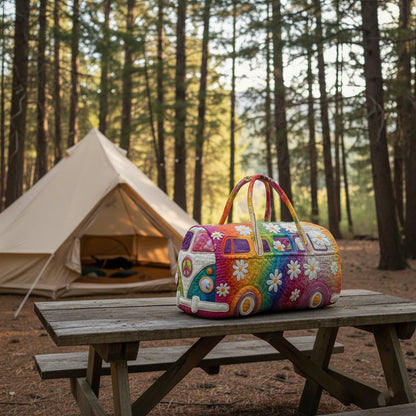 Solana™ | Bolsa de viaje acolchada estilo hippie