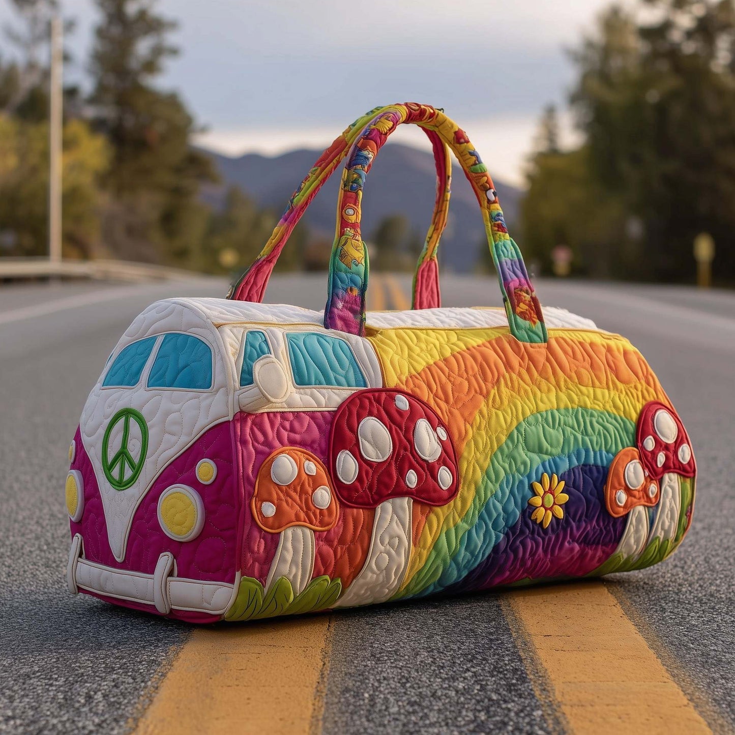 Solana™ | Bolsa de viaje acolchada estilo hippie